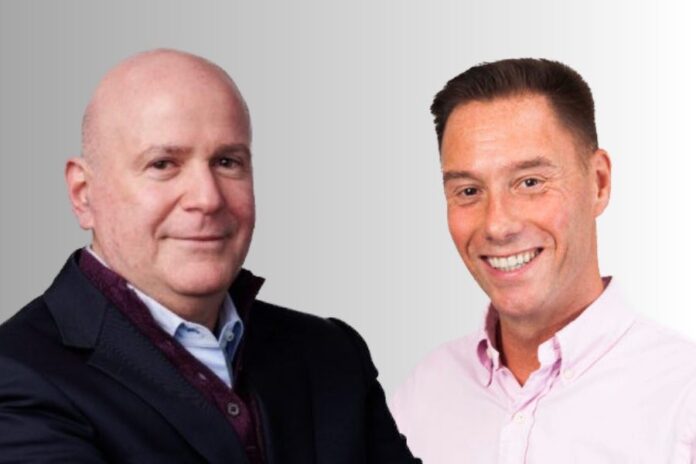 Jack Seibald, co-head of prime services and outsourced trading, Marex (L) and Paolo Tomucci, chief strategist and CEO of capital markets, Marex (R)