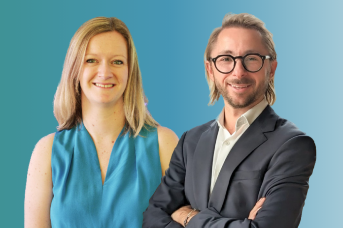 Philippa Thompson, global head of buy-side order management product, Bloomberg (L) and Chris Clodius, global head of buy-side trade automation, Bloomberg (R)