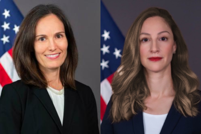 Megan Barbero, ex-general counsel, SEC; YJ Fischer, ex-director of international affairs, SEC